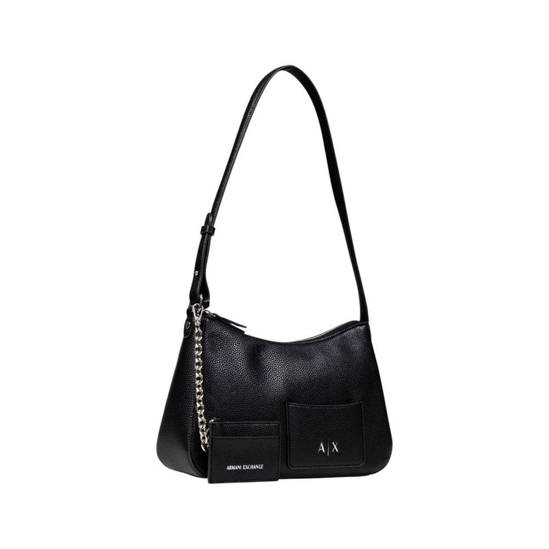Armani Exchange Black Polyester Handbag - Stylish & Practical