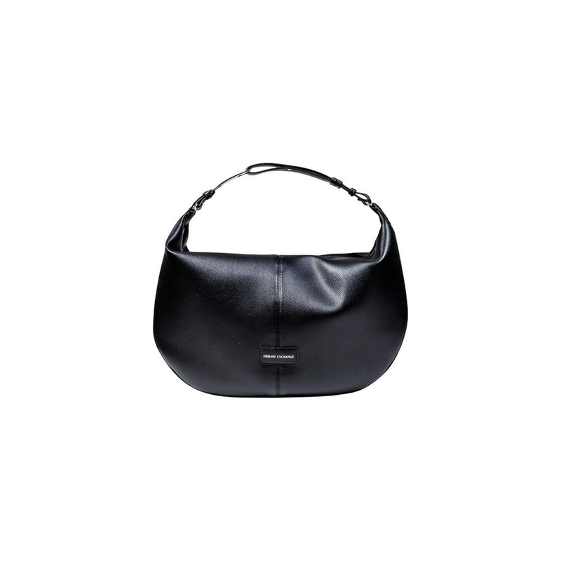 Armani Exchange Black Polyester Handbag - Elegant & Practical