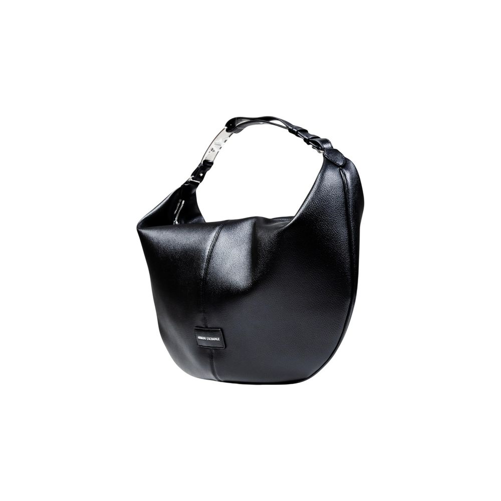 Armani Exchange Black Polyester Handbag - Elegant & Practical