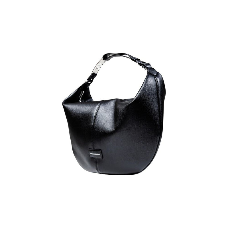 Armani Exchange Black Polyester Handbag - Elegant & Practical