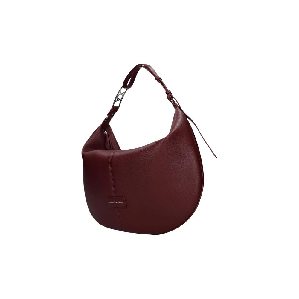 Armani Exchange Bordeaux Polyester Handbag - Elegant & Practical