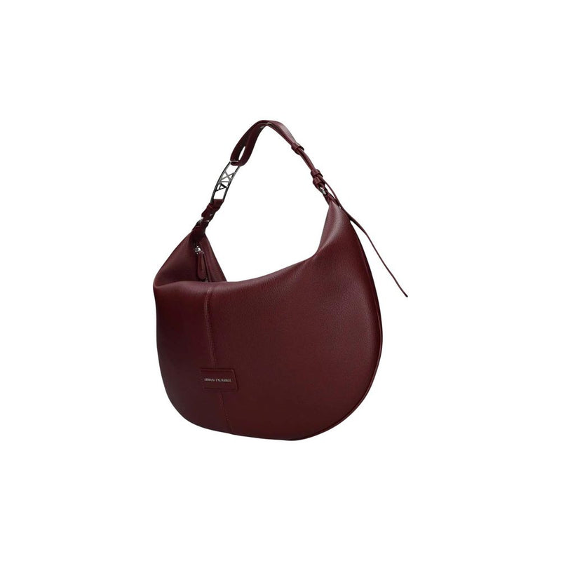 Armani Exchange Bordeaux Polyester Handbag - Elegant & Practical