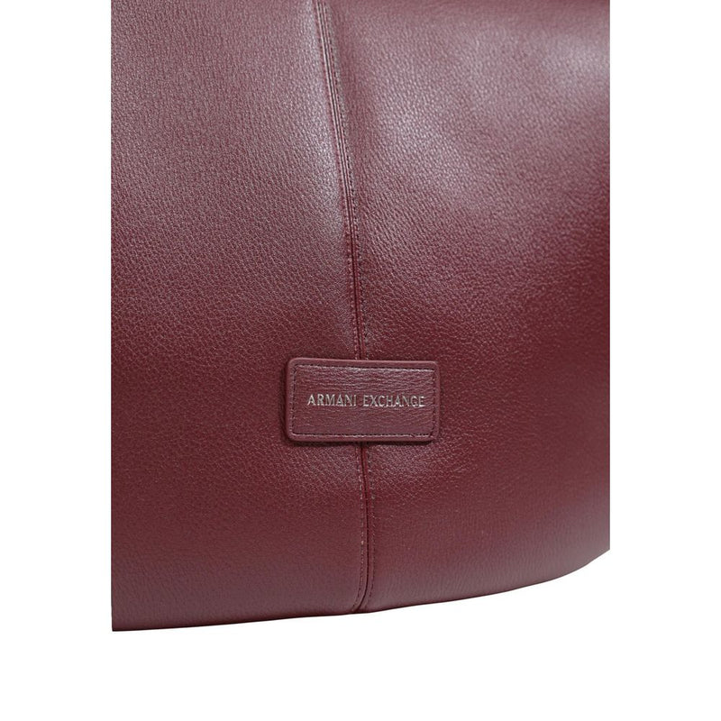 Armani Exchange Bordeaux Polyester Handbag - Elegant & Practical