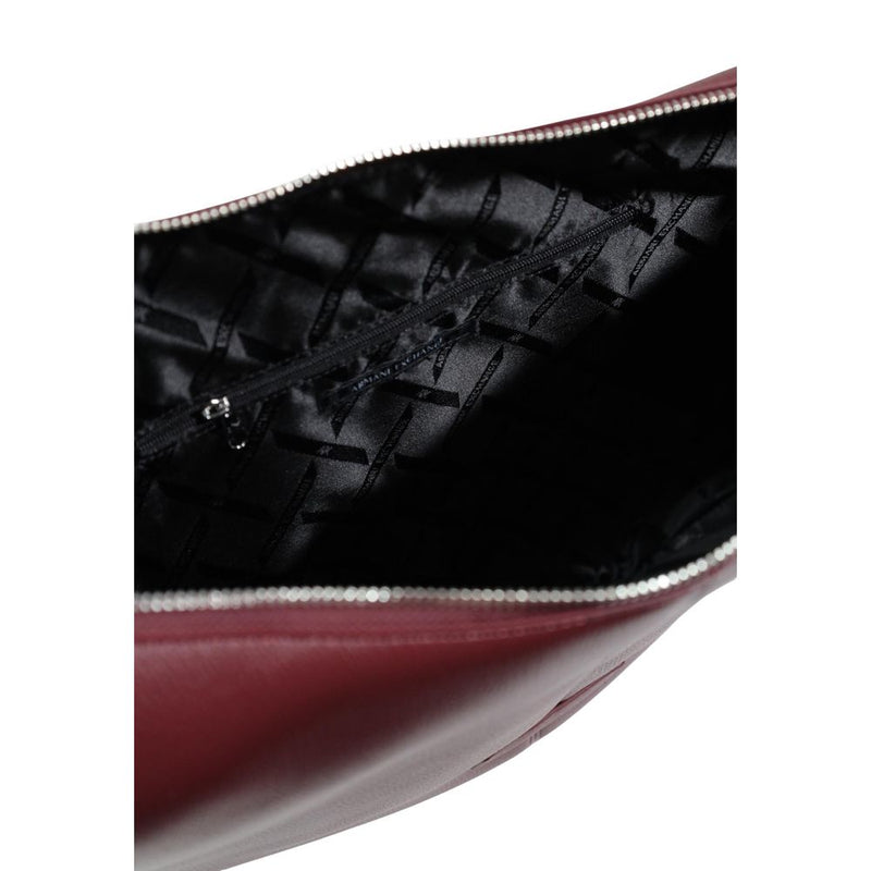 Armani Exchange Bordeaux Polyester Handbag - Elegant & Practical