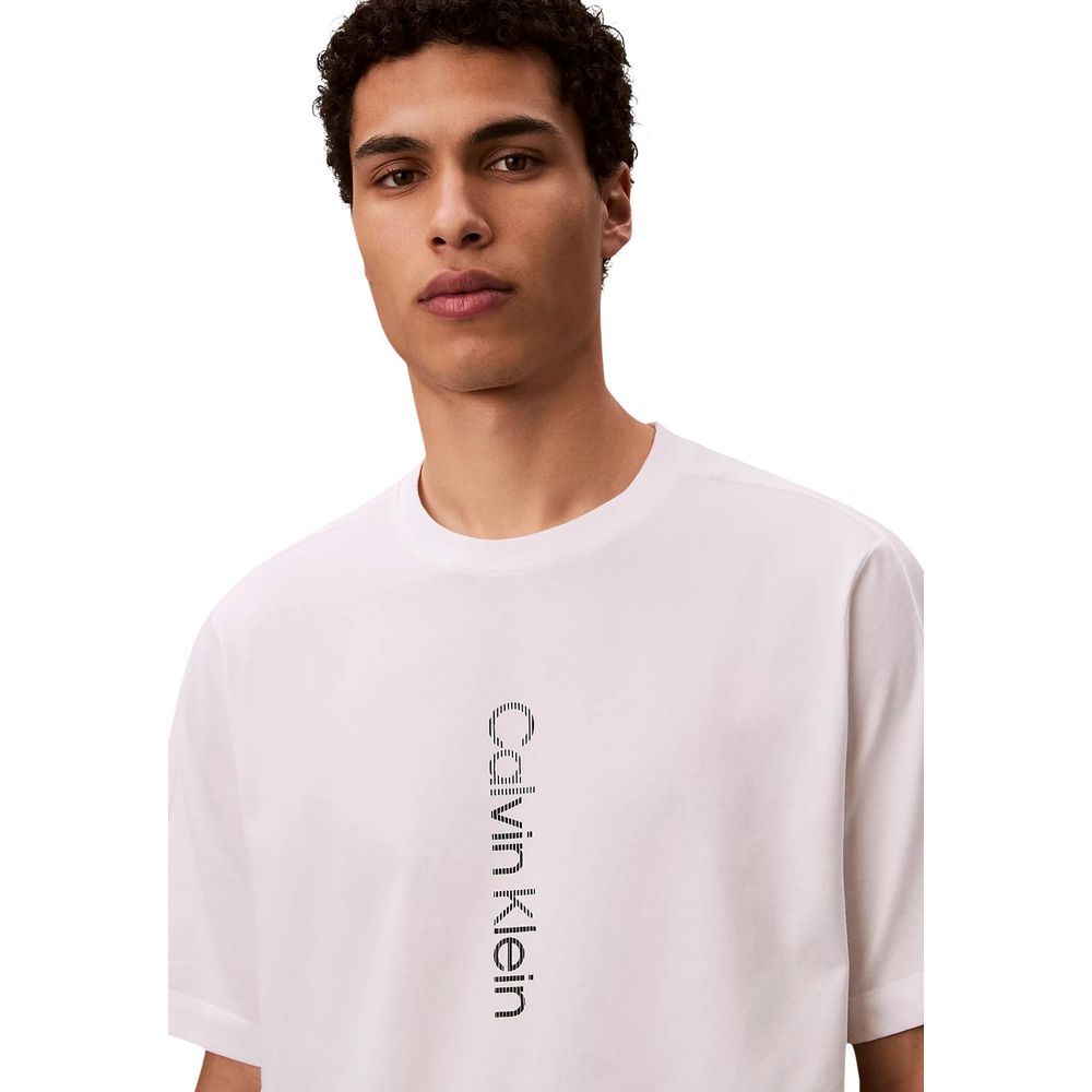 Calvin Klein Sport White Cotton Sportswear T-Shirt