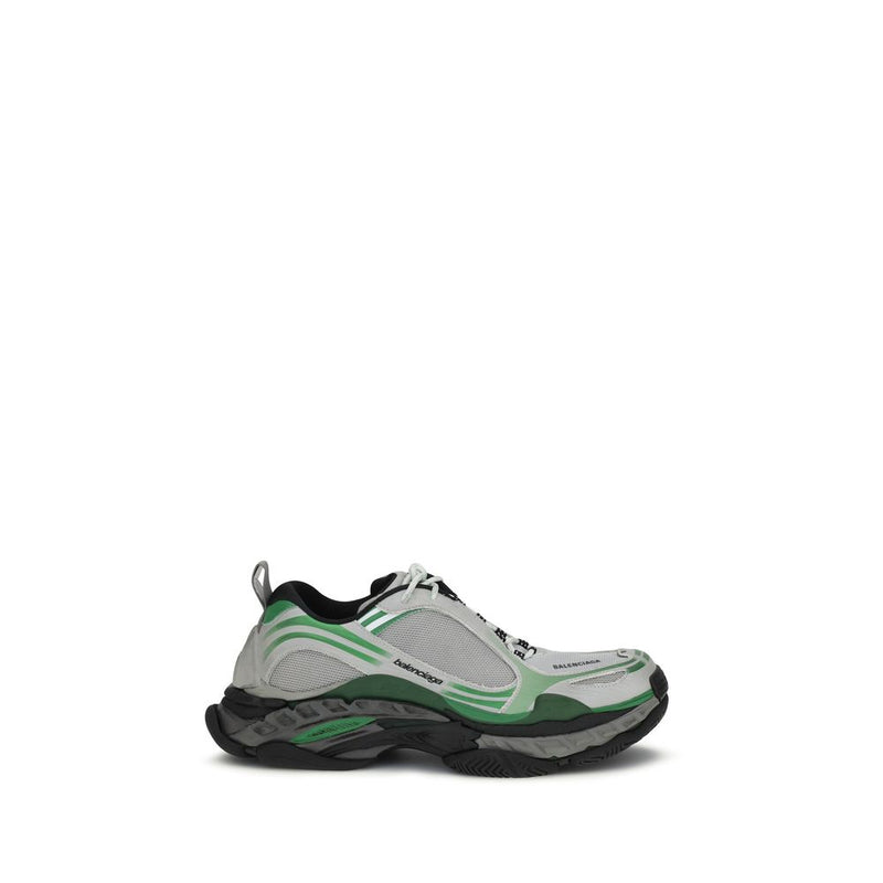 Balenciaga Triple S.2 Gray Polyester Athletic Sneakers