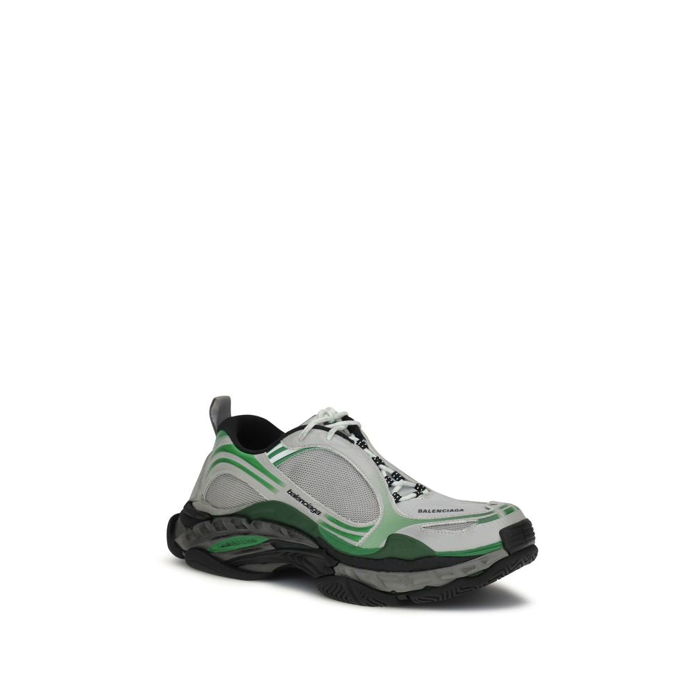 Balenciaga Triple S.2 Gray Polyester Athletic Sneakers