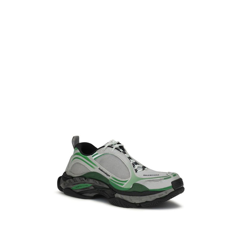 Balenciaga Triple S.2 Gray Polyester Athletic Sneakers