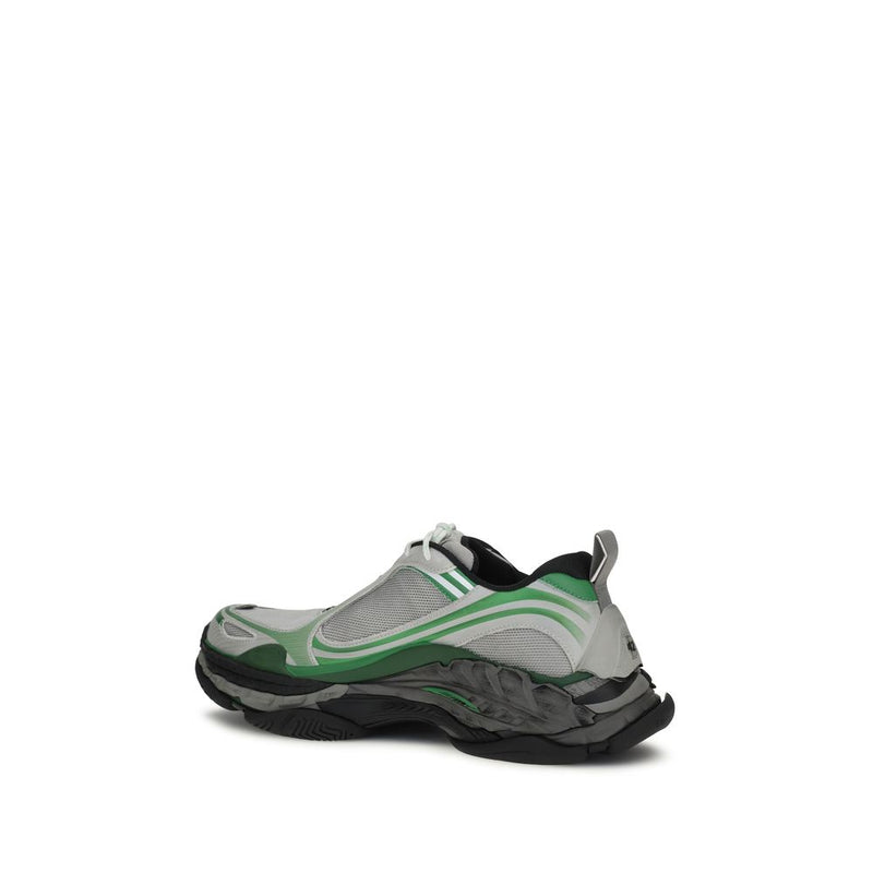 Balenciaga Triple S.2 Gray Polyester Athletic Sneakers
