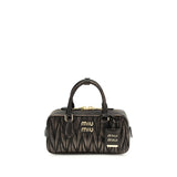 Sac à main Miu Miu Aries en agneau marron Ovis Avis Aries