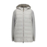 Brunello Cucinelli Gray Polyamide Puffer Jacket