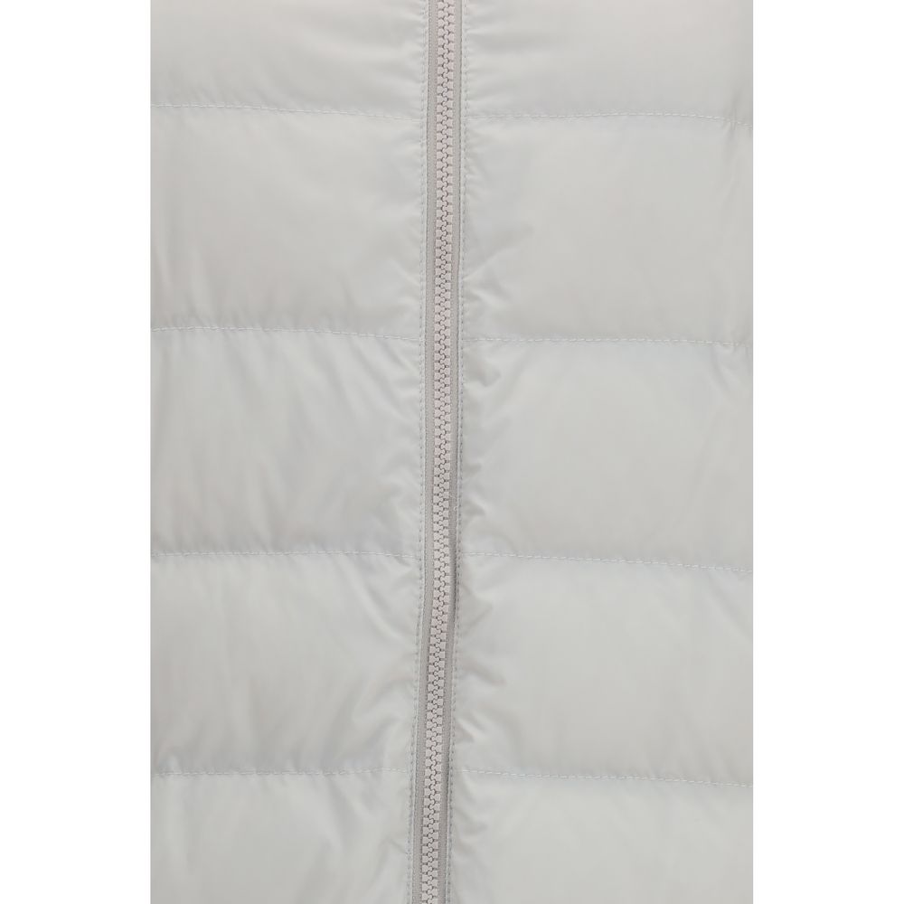 Brunello Cucinelli Gray Polyamide Puffer Jacket