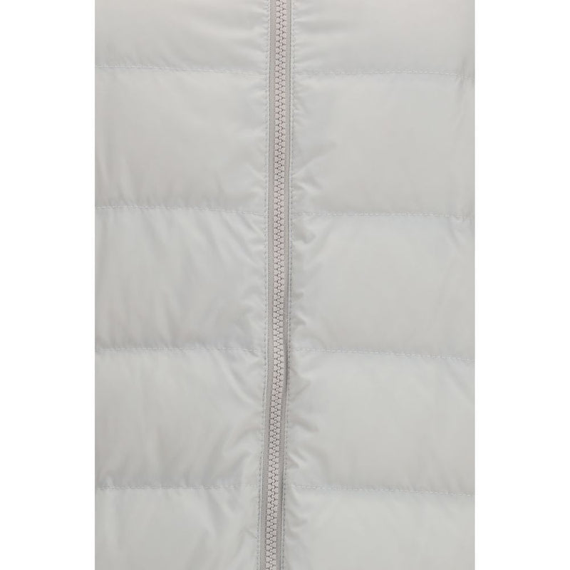 Brunello Cucinelli Gray Polyamide Puffer Jacket