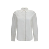 Brunello Cucinelli White Cotton Dress Shirt for Women