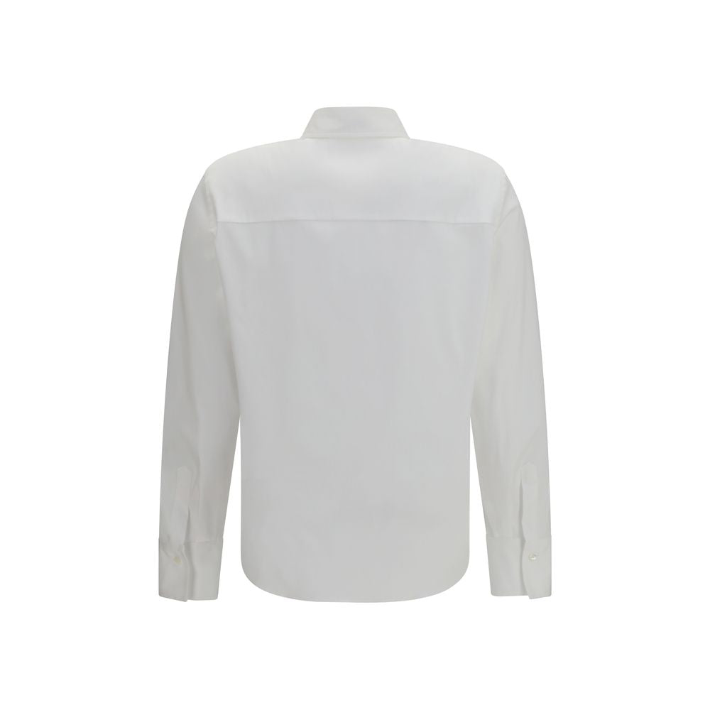 Brunello Cucinelli White Cotton Dress Shirt for Women