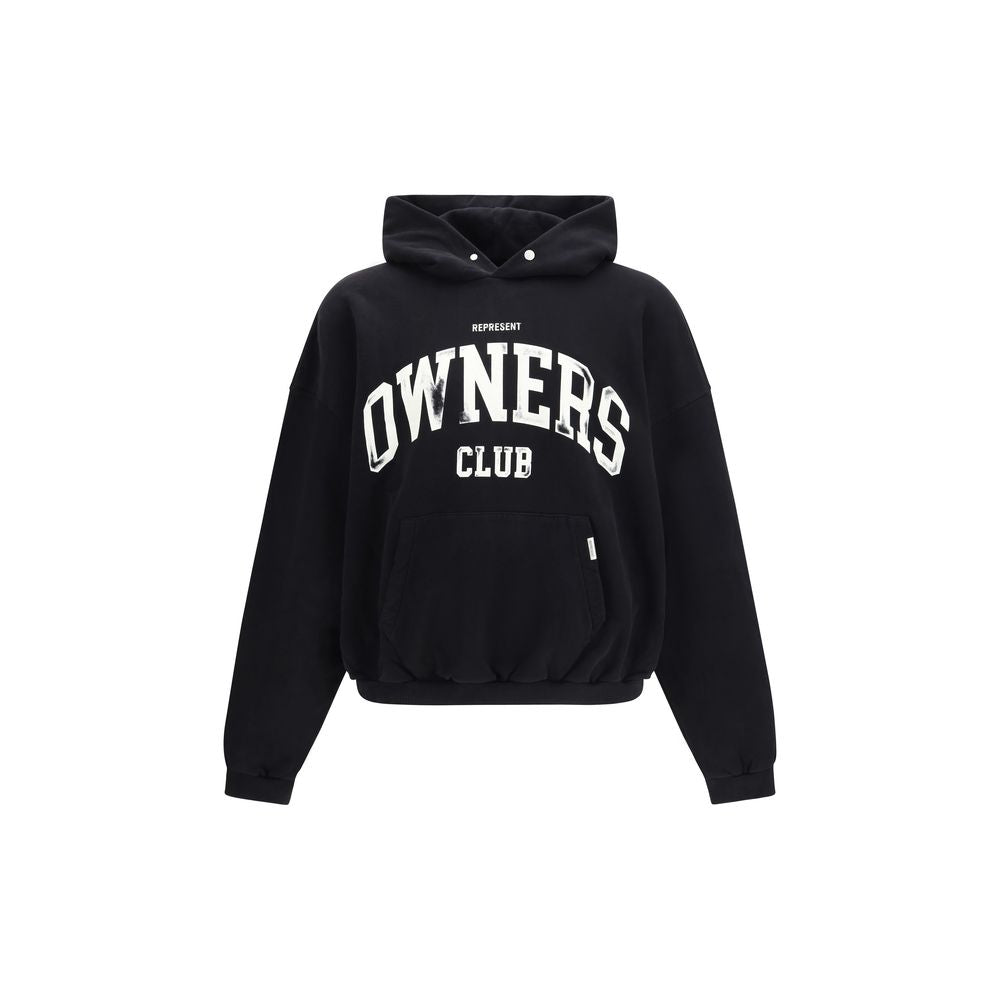 Represent Owners Club Black Cotton Sweatshirt