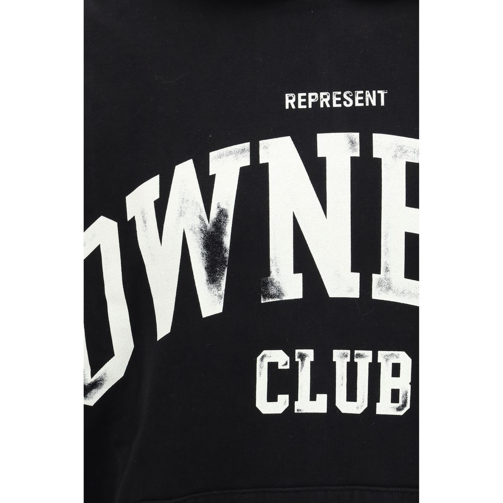 Represent Owners Club Black Cotton Sweatshirt