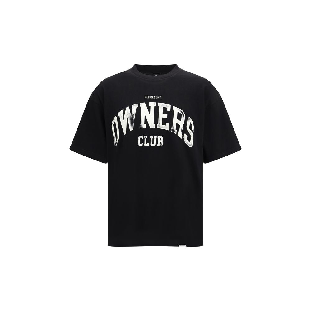 Represent Owners Club Black Cotton T-Shirt