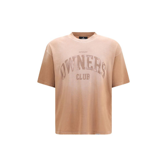 T-shirt en coton marron Owners Club de Represent