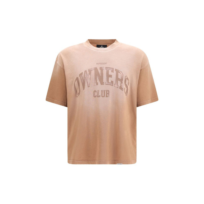 T-shirt en coton marron Owners Club de Represent