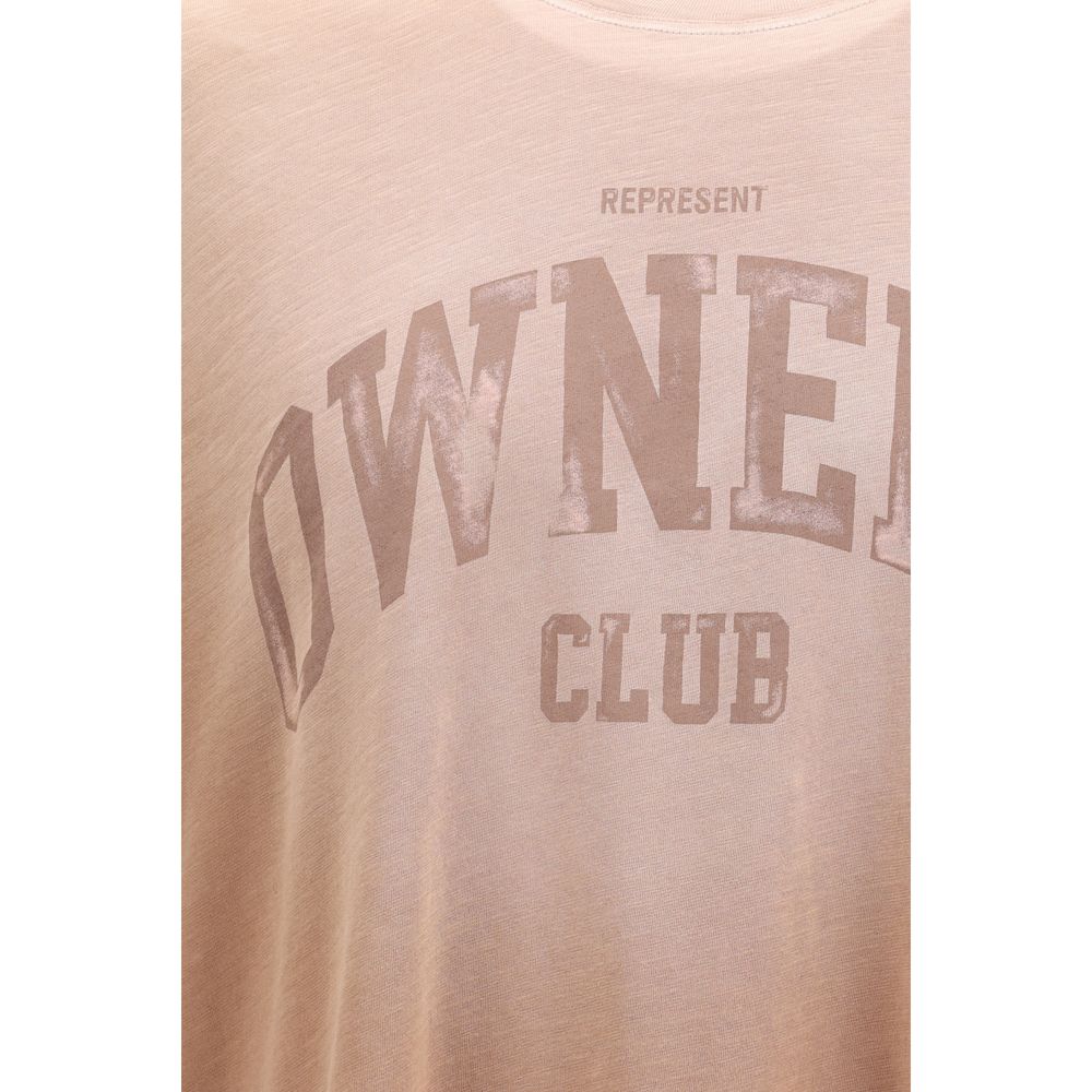 T-shirt en coton marron Owners Club de Represent