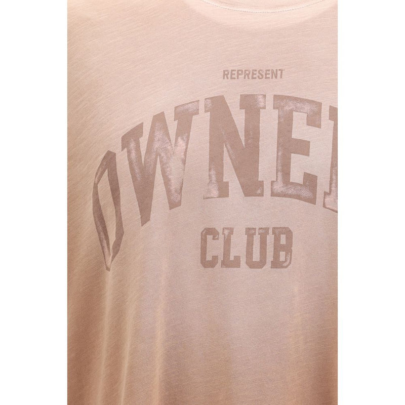 T-shirt en coton marron Owners Club de Represent