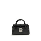 Zanellato Black Calf Leather Dotta Centauro Baby Handbag