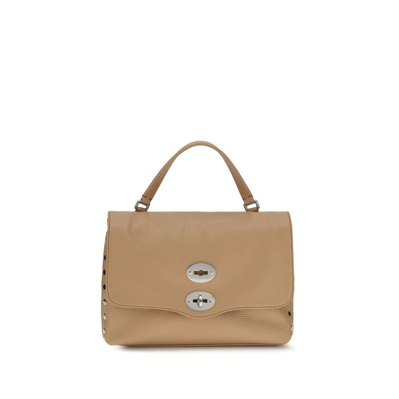 Zanellato Beige Calf Leather Bos Taurus Shoulder Bag