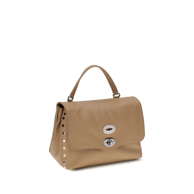 Zanellato Beige Calf Leather Bos Taurus Shoulder Bag
