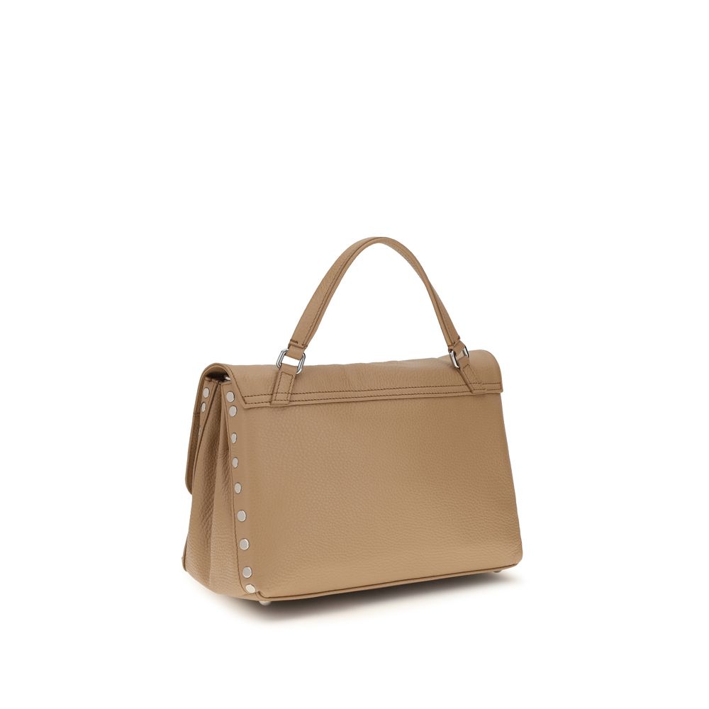Zanellato Beige Calf Leather Bos Taurus Shoulder Bag