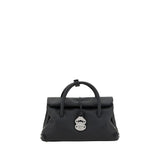 Zanellato Dotta Centauro Sac À Bandoulière En Cuir Noir