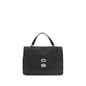 Zanellato Black Calf Leather Bos Taurus Shoulder Bag