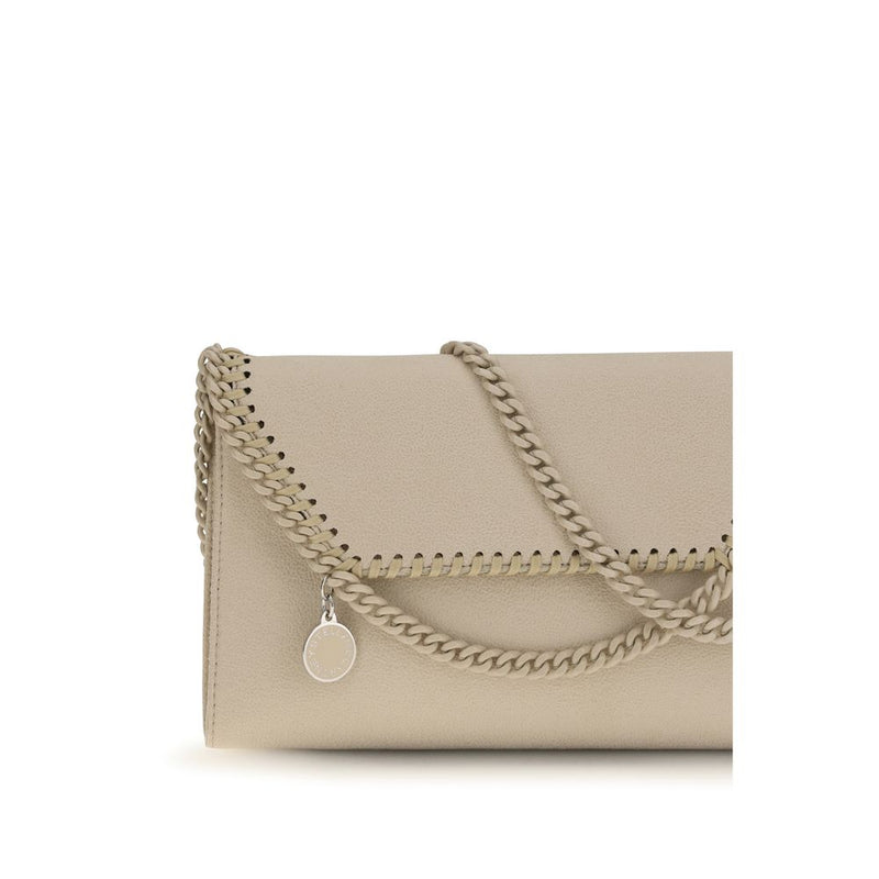 Stella McCartney Eco Shaggy Beige Polyester Shoulder Bag