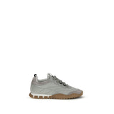 Miu Miu Gray Recycled Polyamide Tyre Sneakers for Women