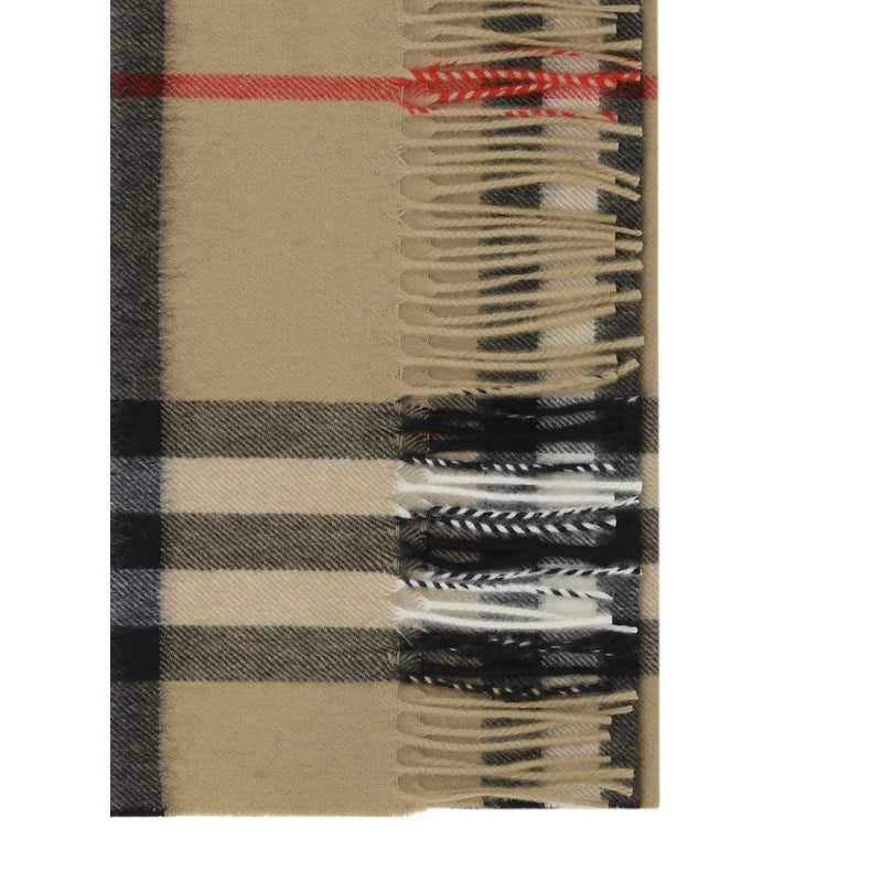 Burberry Brown Cashmere Scarf - Iconic Luxury Accessory