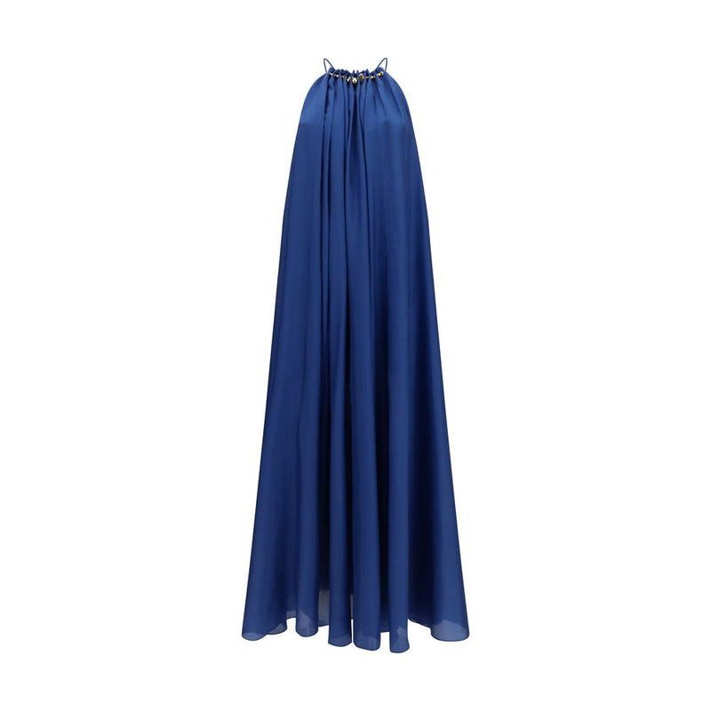Zimmermann Aster Blue Silk Cocktail Dress