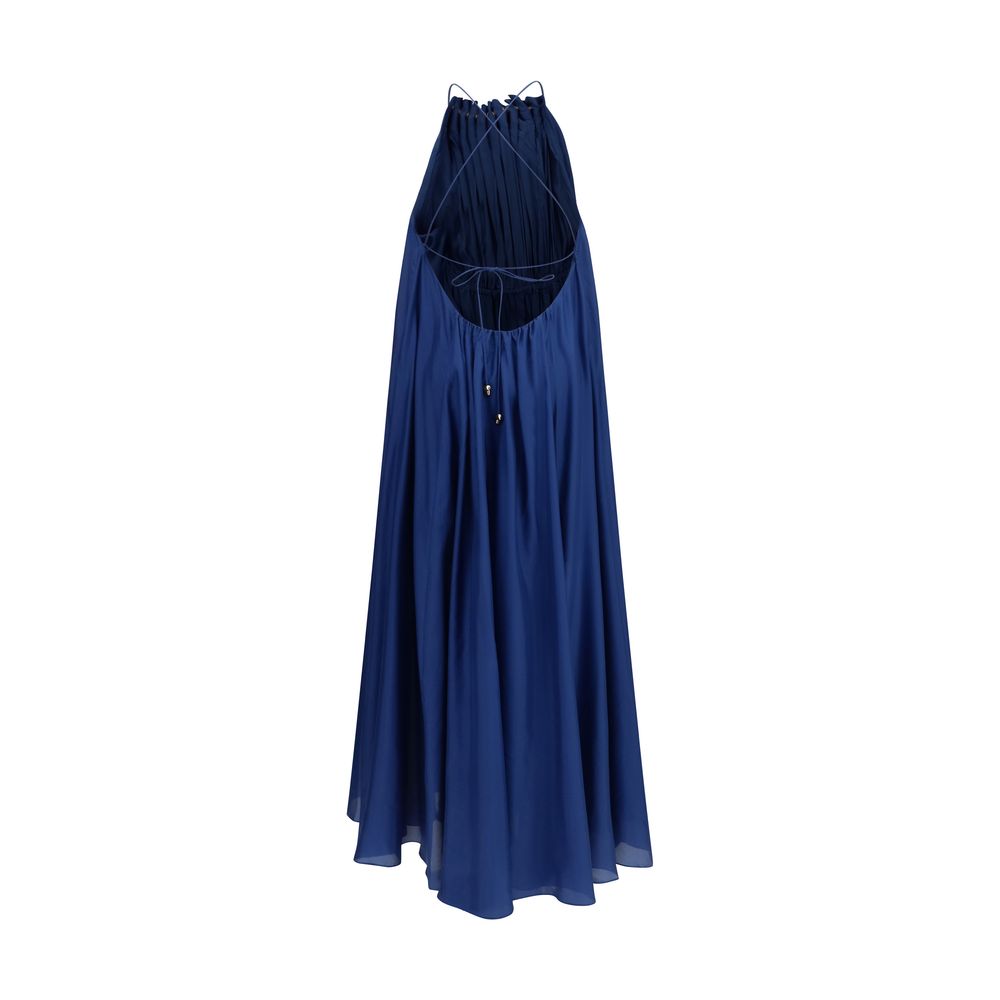 Zimmermann Aster Blue Silk Cocktail Dress