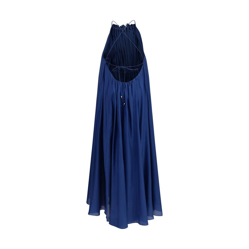 Zimmermann Aster Blue Silk Cocktail Dress