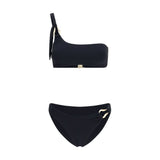 Zimmermann Roselight Trim Black Elastane Bikini