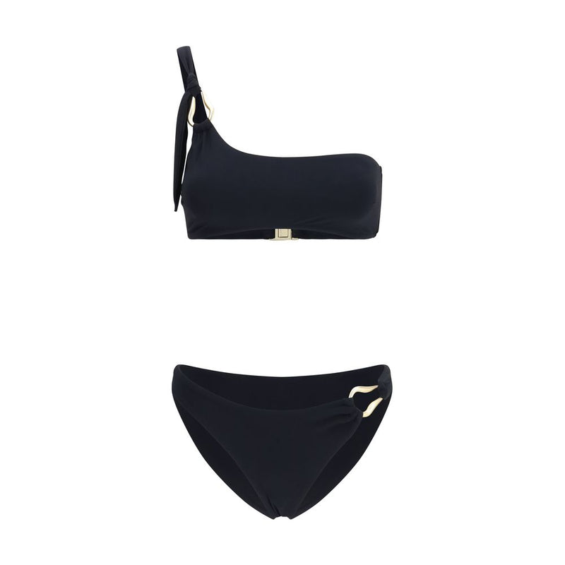 Zimmermann Roselight Trim Black Elastane Bikini