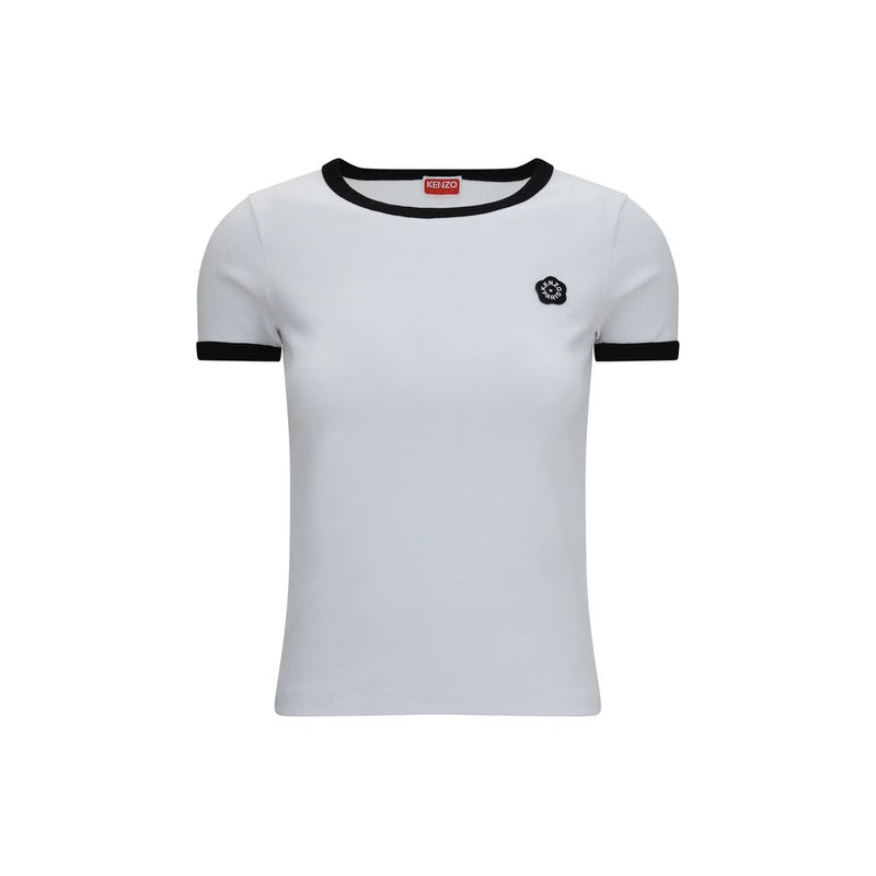 Kenzo Boke Flower 2.0 White Cotton T-Shirt for Women