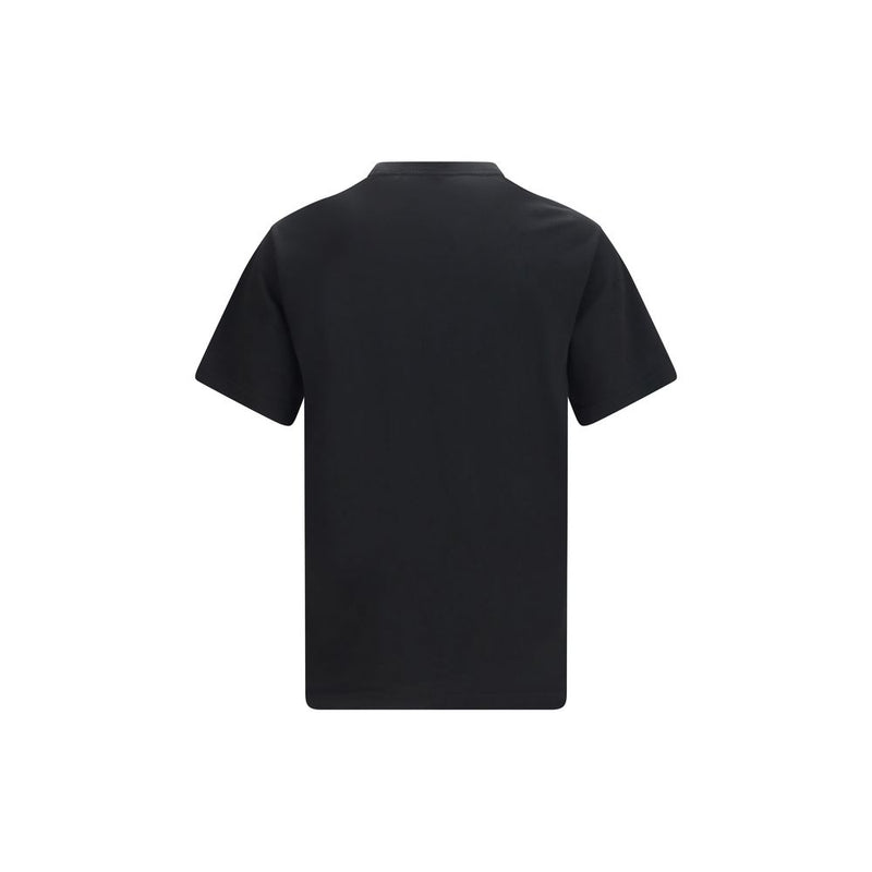 Kenzo Black Cotton T-Shirt - Embroidered Signature Design