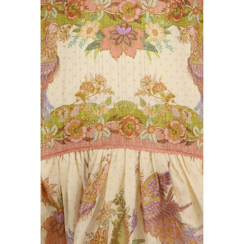 Zimmermann Indra Multicolor Cotton Mini Dress
