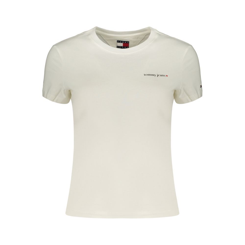 Tommy Hilfiger Women's White Cotton T-Shirt
