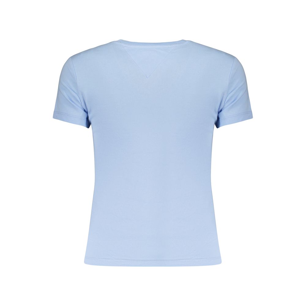 Tommy Hilfiger Azzurro Women's Cotton T-Shirt