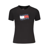 Tommy Hilfiger Black Cotton Women's T-Shirt