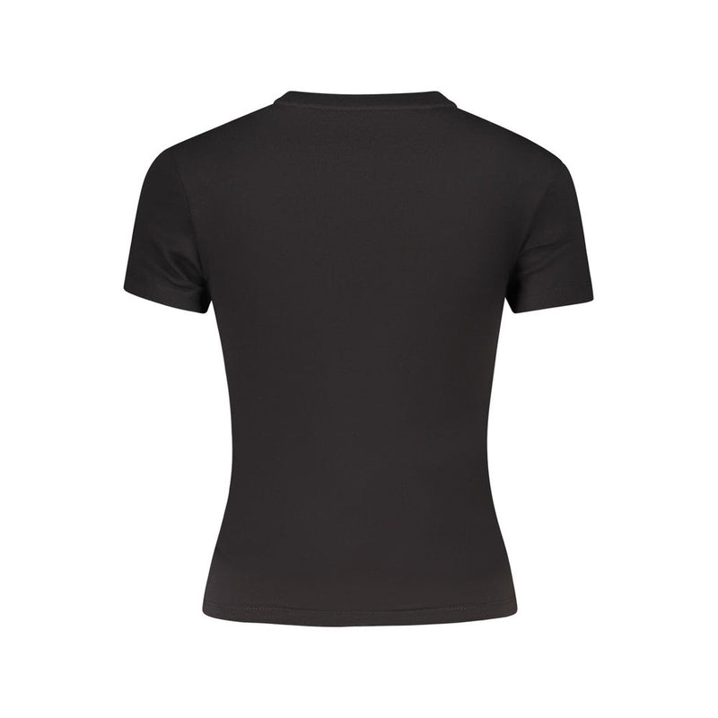 Tommy Hilfiger Black Cotton Women's T-Shirt - Stylish & Sustainable