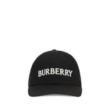 Burberry Black Cotton Cap - Iconic Baseball Hat for Men