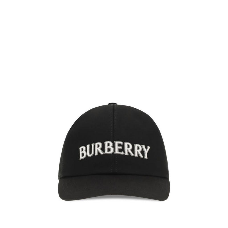 Burberry Black Cotton Baseball Cap - Iconic Style and Comfort