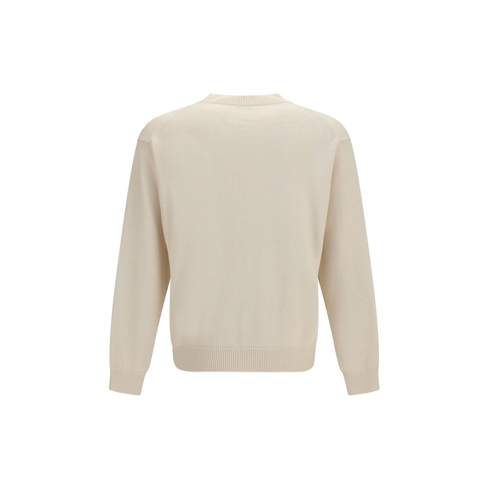 Kenzo Beige Cotton Sweatshirt - Tulip Motif